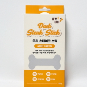 오리 스테이크 스틱 100g