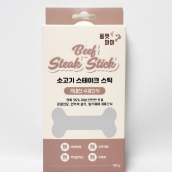 소고기 스테이크 스틱 100g