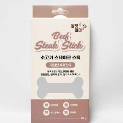 소고기 스테이크 스틱 100g