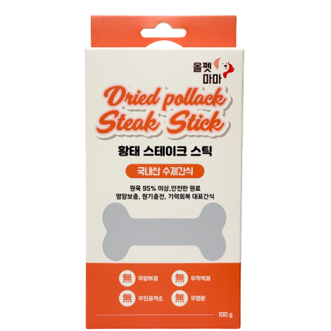 황태 스테이크 스틱 100g