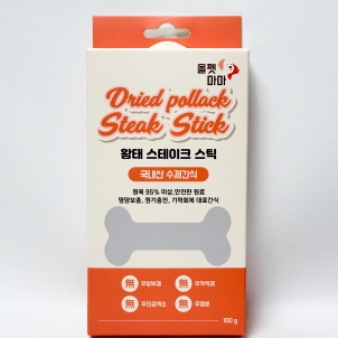 황태 스테이크 스틱 100g