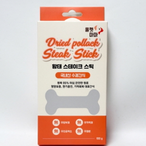황태 스테이크 스틱 100g