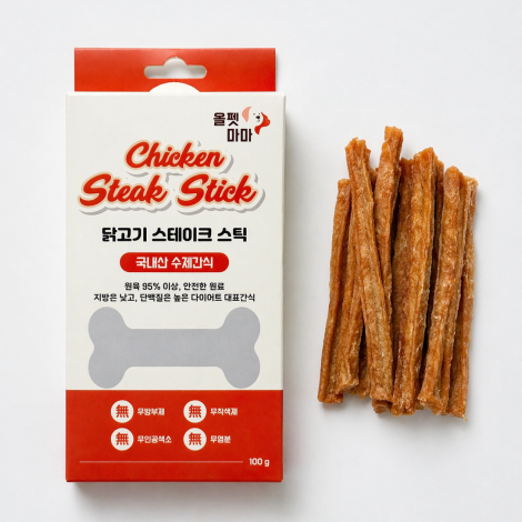 닭고기 스테이크 스틱 100g