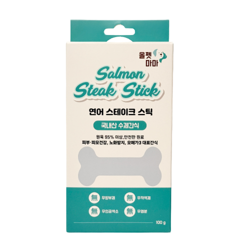 연어 스테이크 스틱 100g